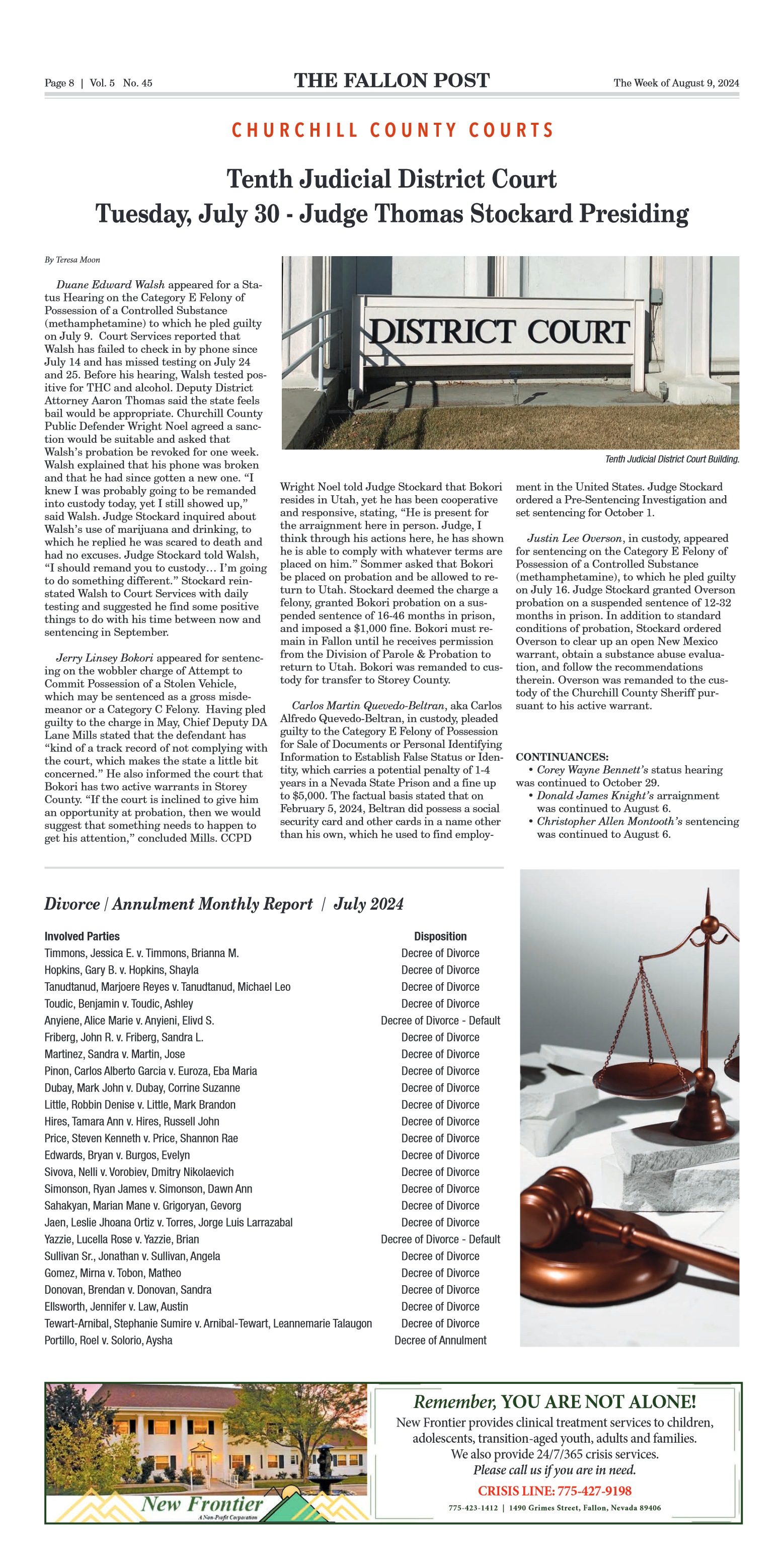 August 9, 20204 - Court Upholds TCID Authority in - page 8