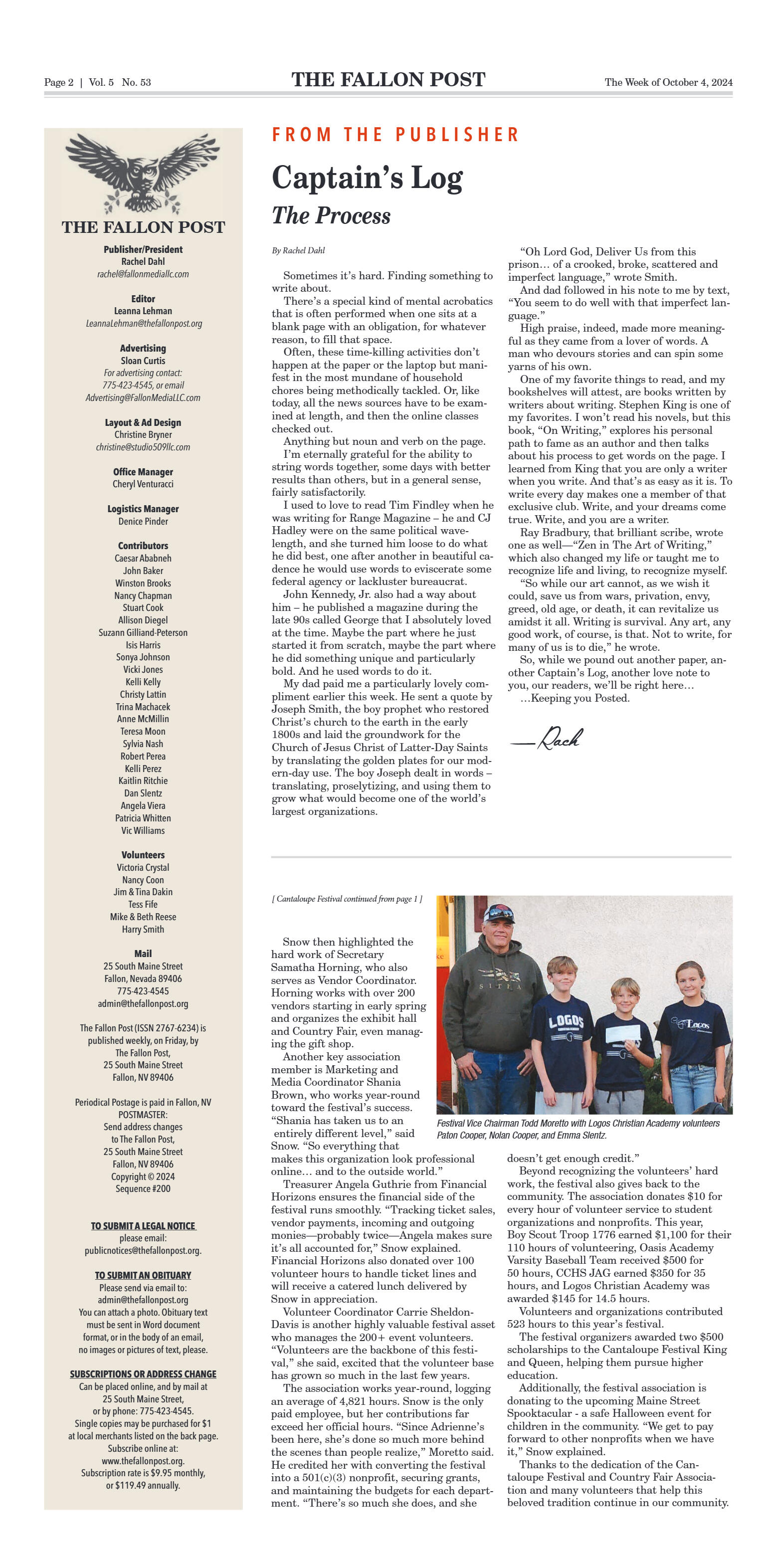 October 4, 2024 - Nevada Livestock Marketing in Fa - page 2