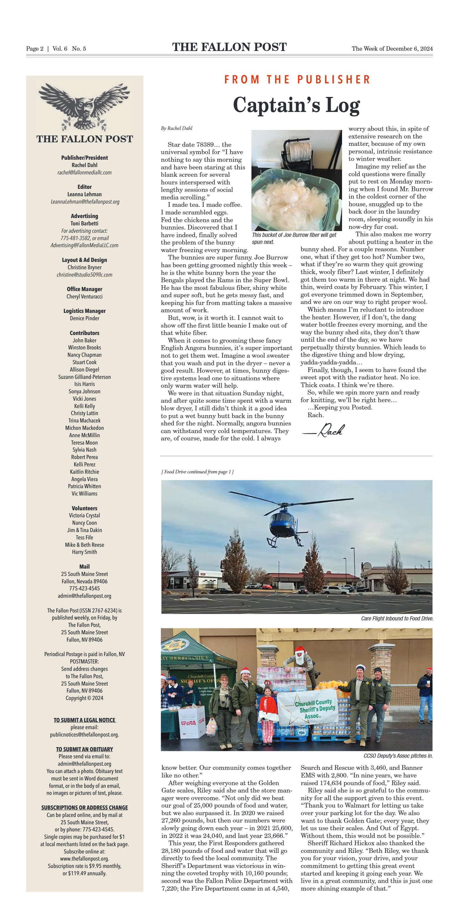 December 6, 2024 - Nevada Veterans Coalition Issue - page 2