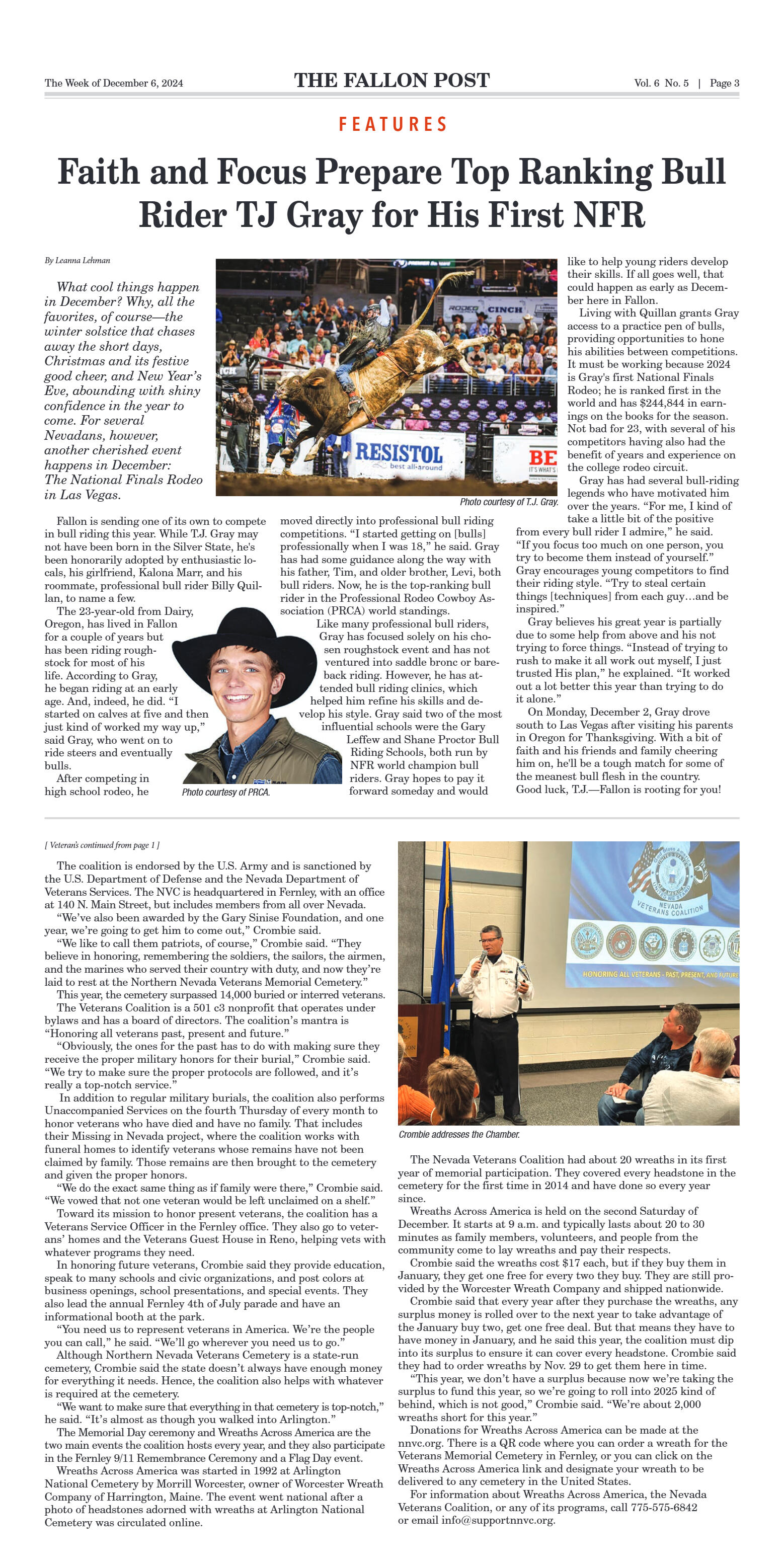 December 6, 2024 - Nevada Veterans Coalition Issue - page 3