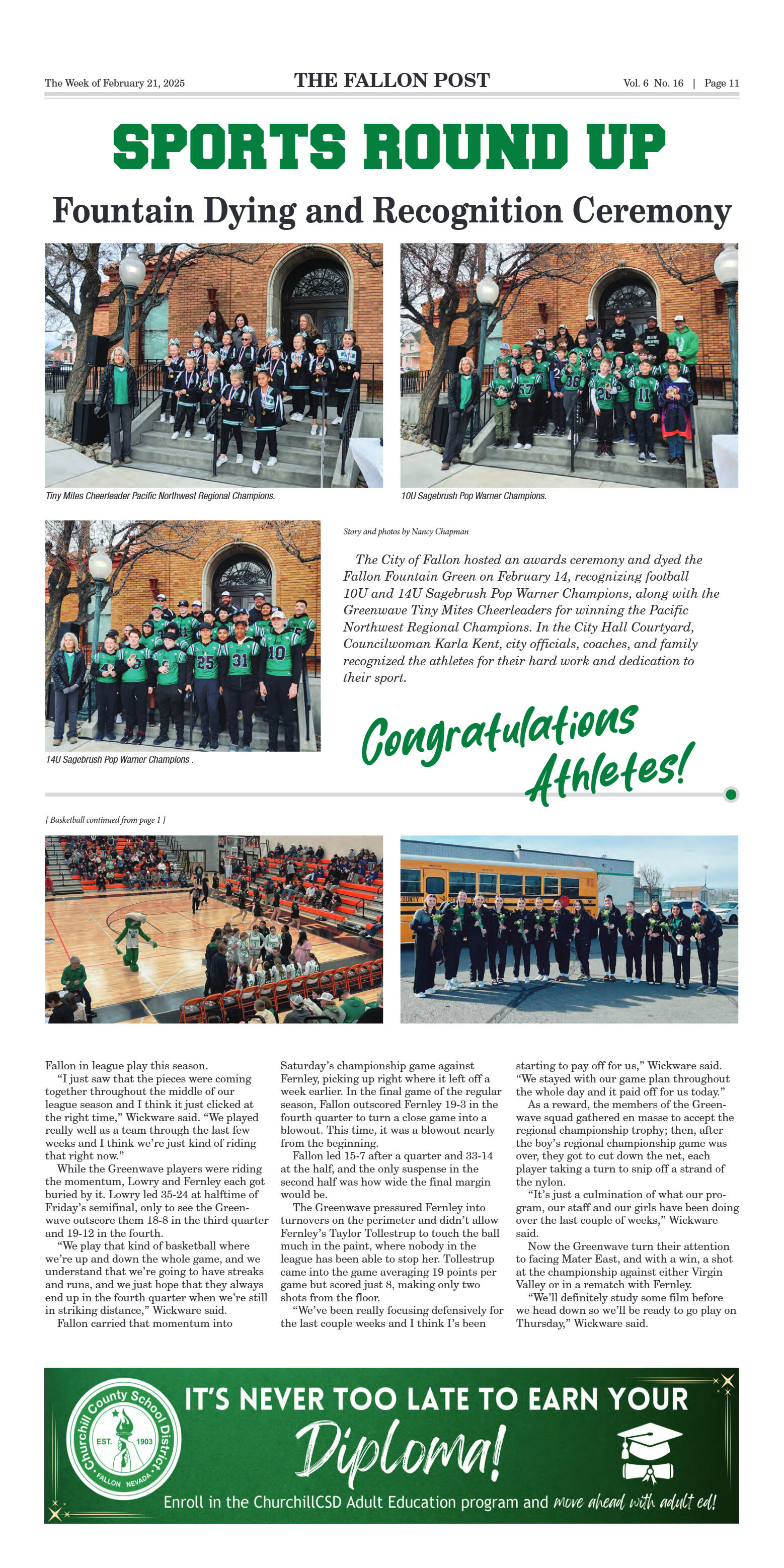 February 21, 2025- Greenwave Girls Storm to Region - page 11