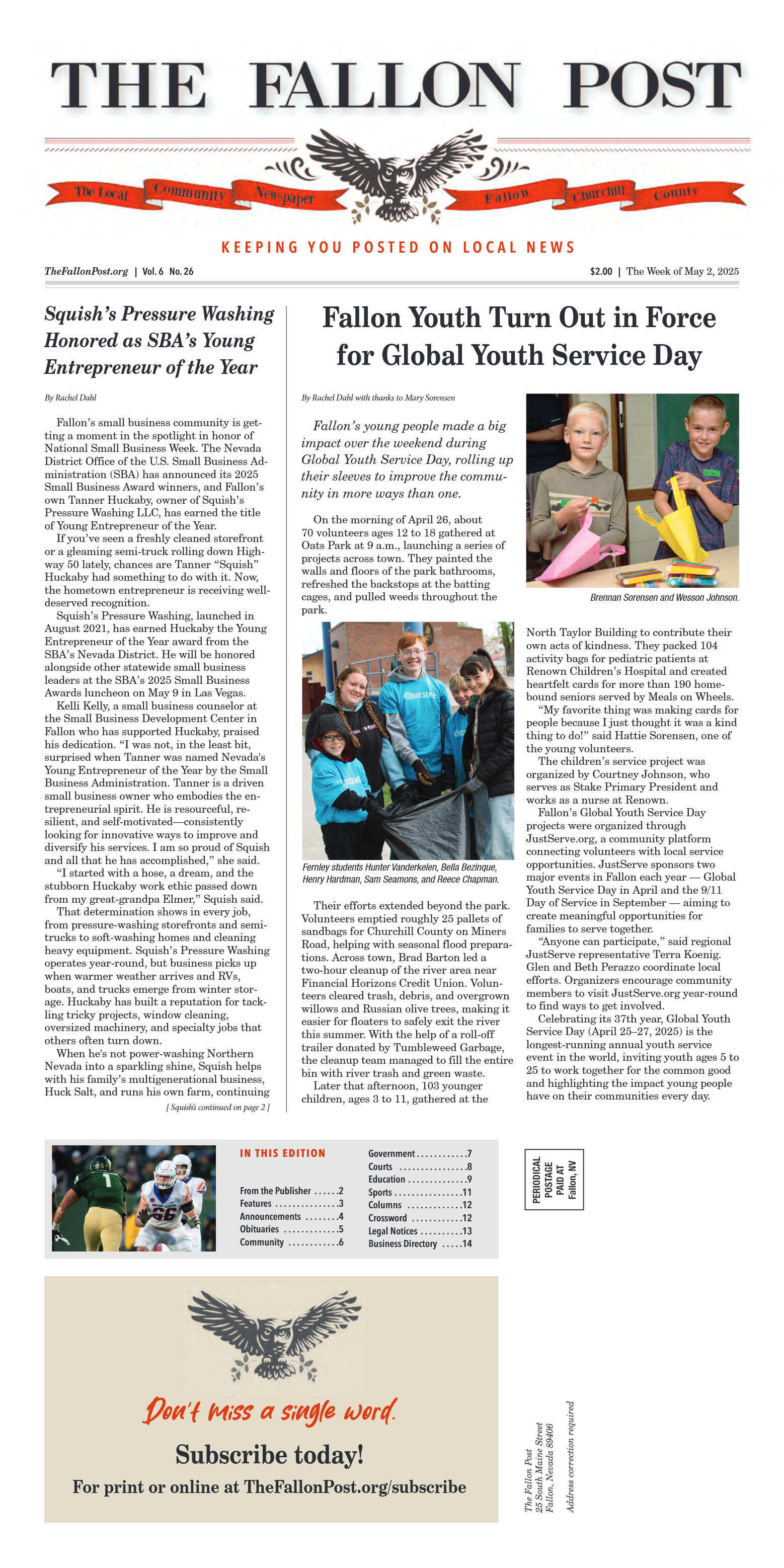 May 2, 2025 Fallon Youth Turn Out in Force for Glo - page 1