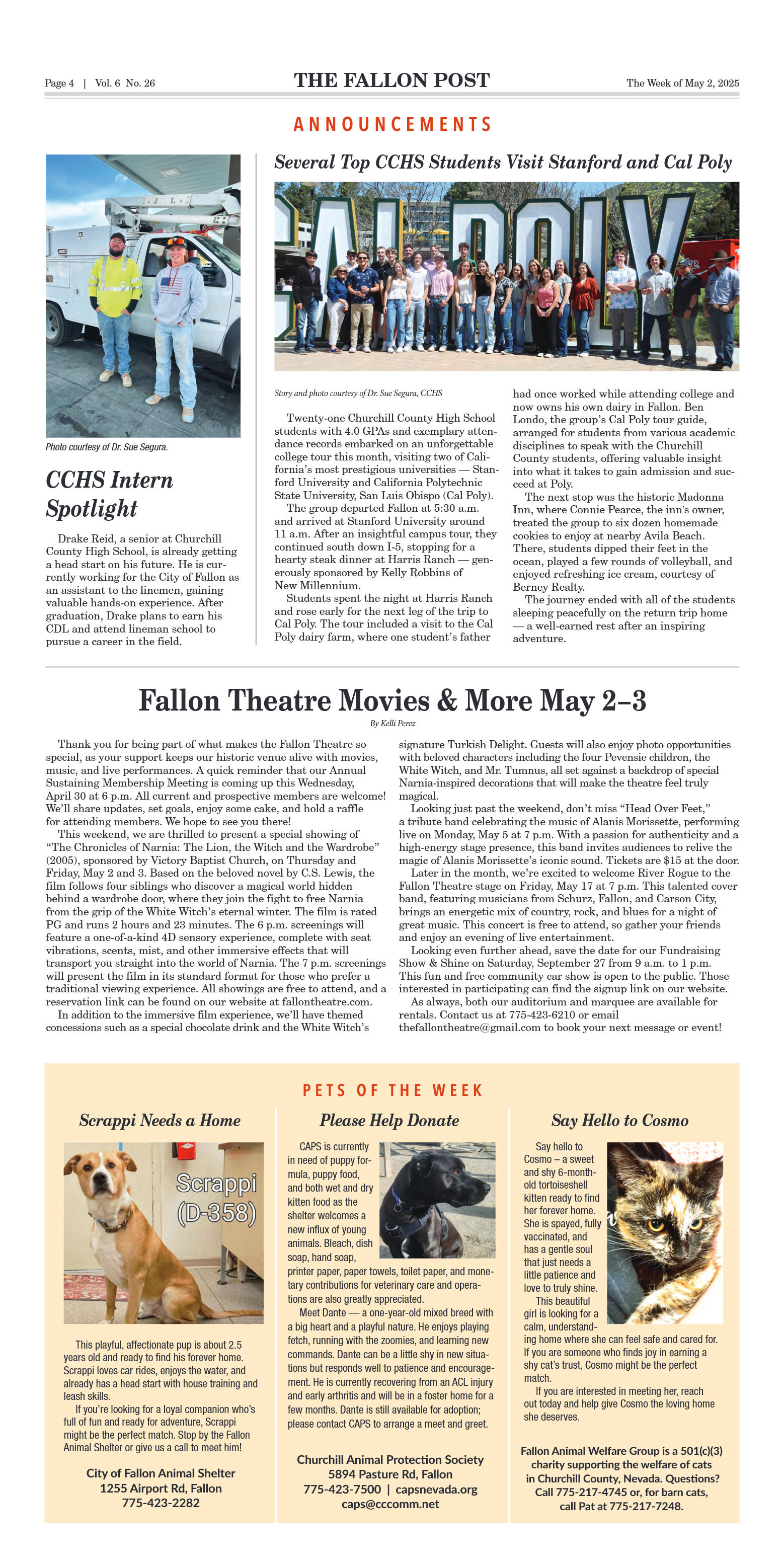 May 2, 2025 Fallon Youth Turn Out in Force for Glo - page 4