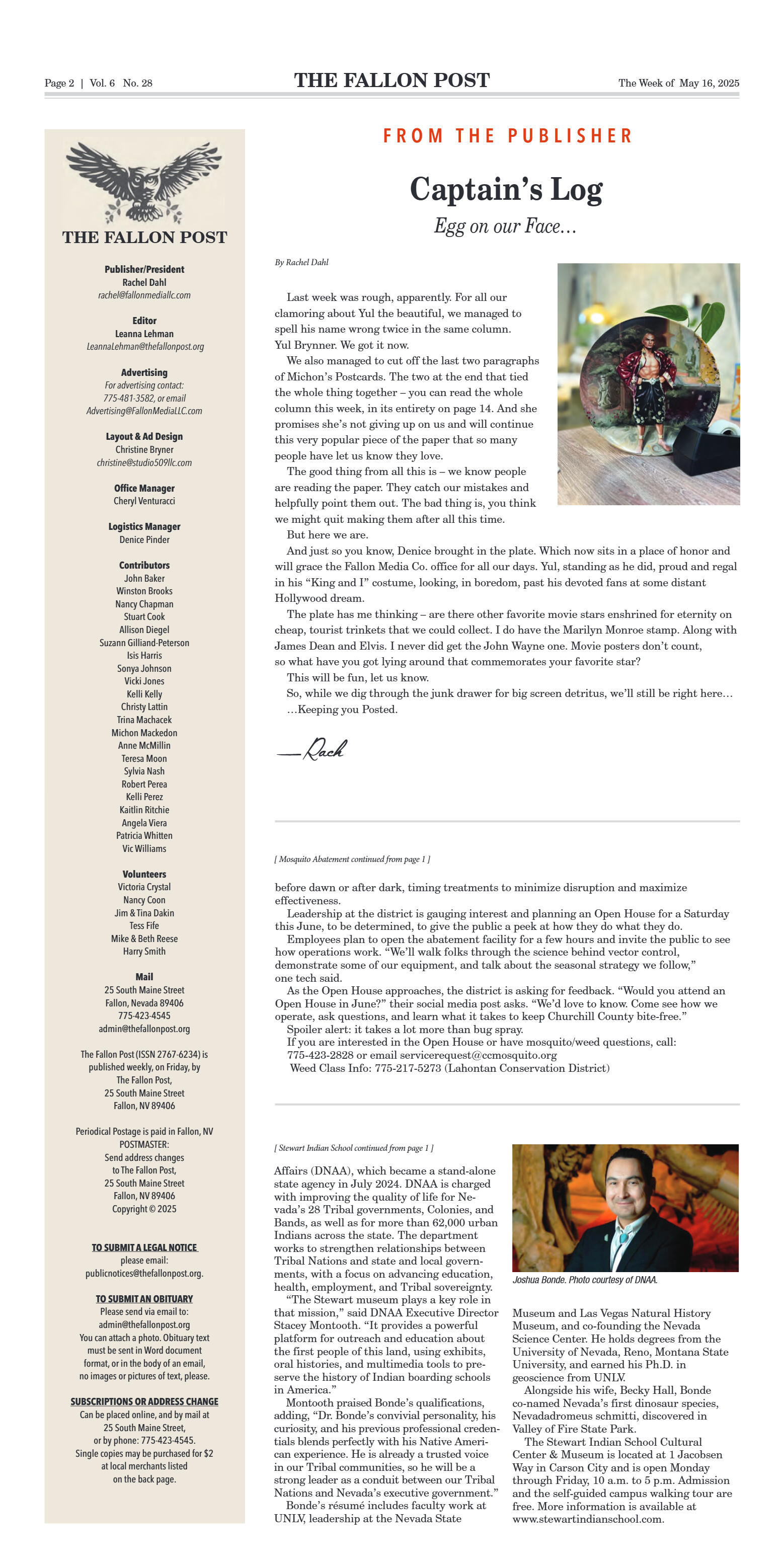 May 16, 2025 - Behind the Buzz - page 2