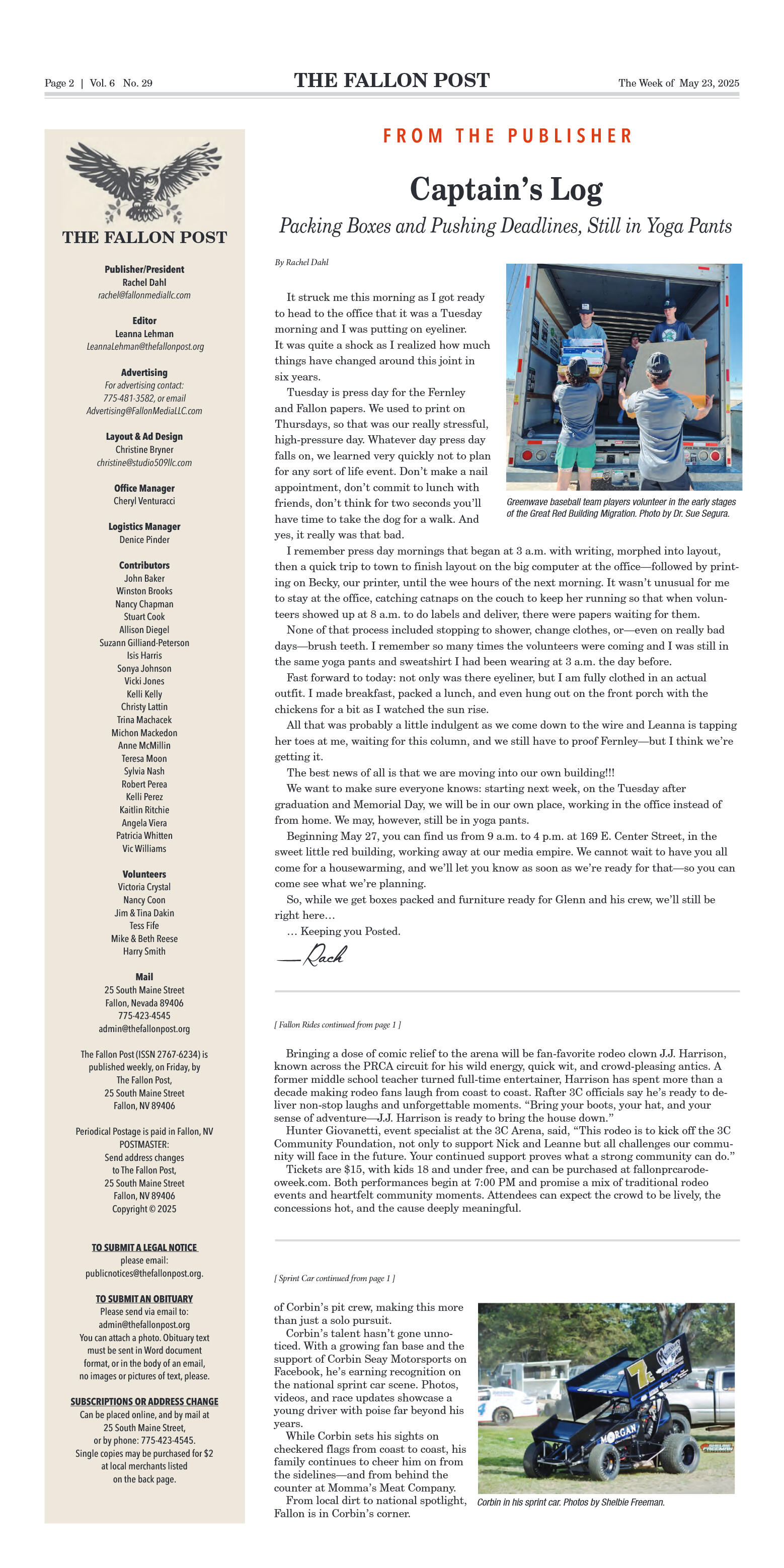 May 23, 2025 - Fallon Rides for LeAnne and Nick, 3 - page 2